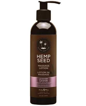 Earthly Body Hemp Seed Massage Lotion – 8 oz Lavender by Earthly Body product image