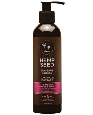 Earthly Body Hemp Seed Massage Lotion – 8 oz Skinny Dip by Earthly Body product image