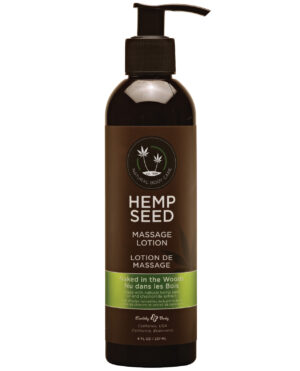 Earthly Body Hemp Seed Massage Lotion – 8 oz Naked in the Woods by Earthly Body product image