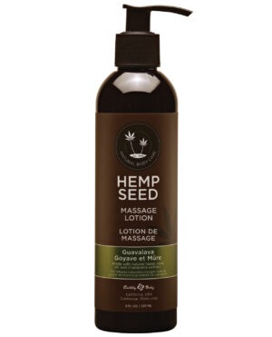 Earthly Body Hemp Seed Massage Lotion – 8 oz Guavalava by Earthly Body product image