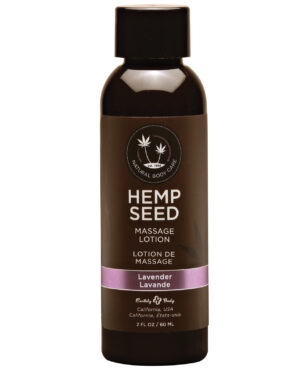 Earthly Body Hemp Seed Massage Lotion – 2 oz Lavender by Earthly Body product image