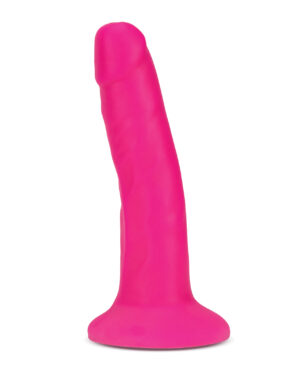 Blush Neo Elite 6″ Silicone Dual Density Cock – Neon Pink by Blush Novelties product image