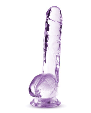 Blush Naturally Yours 8″ Crystalline Dildo – Amethyst by Blush Novelties product image