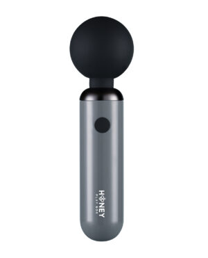 Pomi Wand Clit Tease Vibrating Wand – Grey by Honey Play Box product image