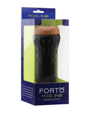 Forto Model V-20 Hard-Side Vagina Masturbator – Tan by Forto product image