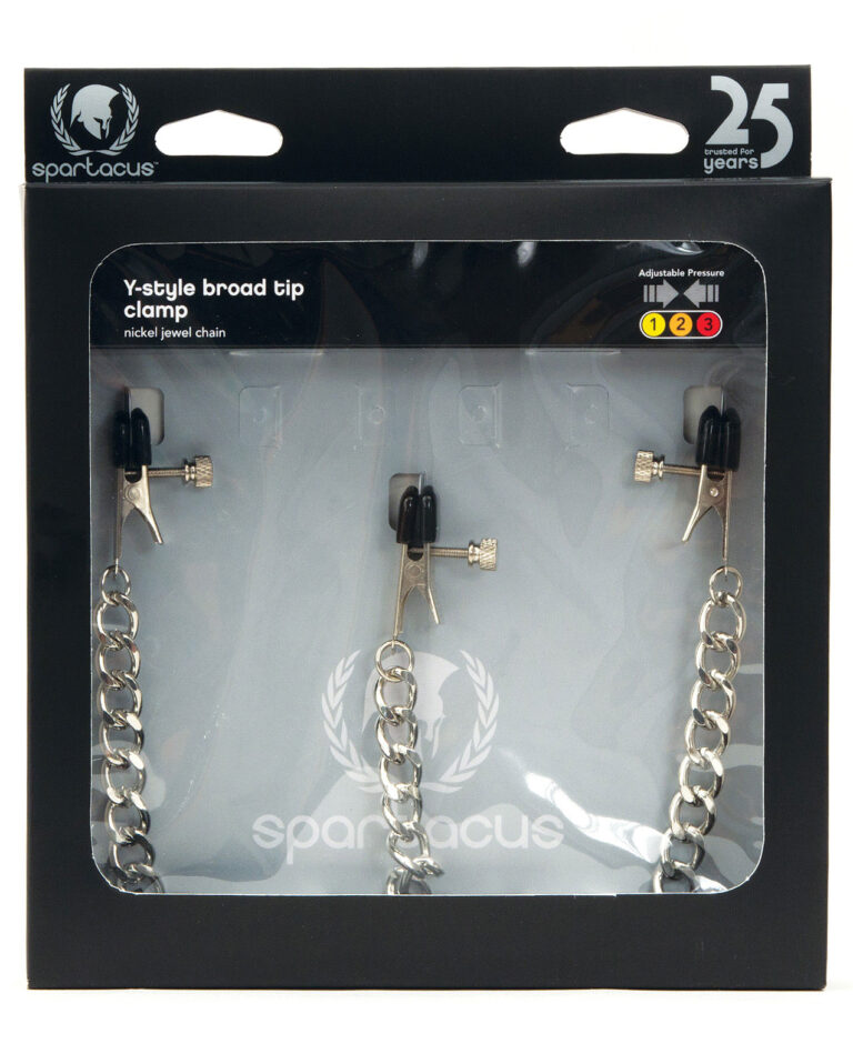 Spartacus Y-Style Broad Tip Nipple Clamps & Clit Clamp by Spartacus product image