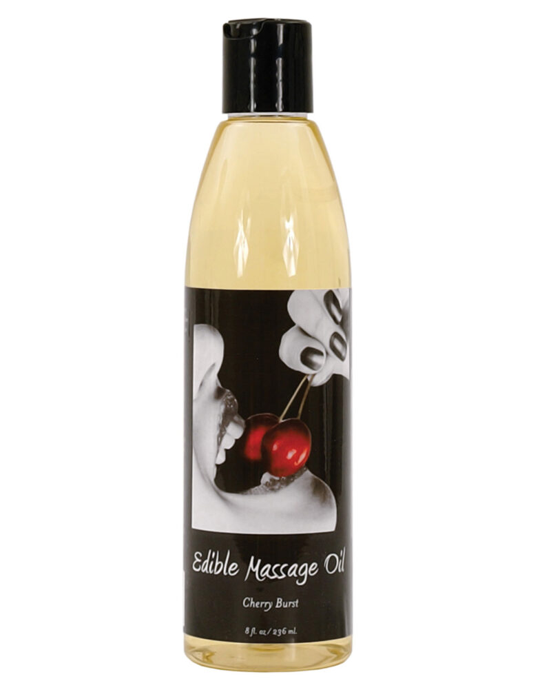 Earthly Body Edible Massage Oil – 8 oz Cherry by Earthly Body product image