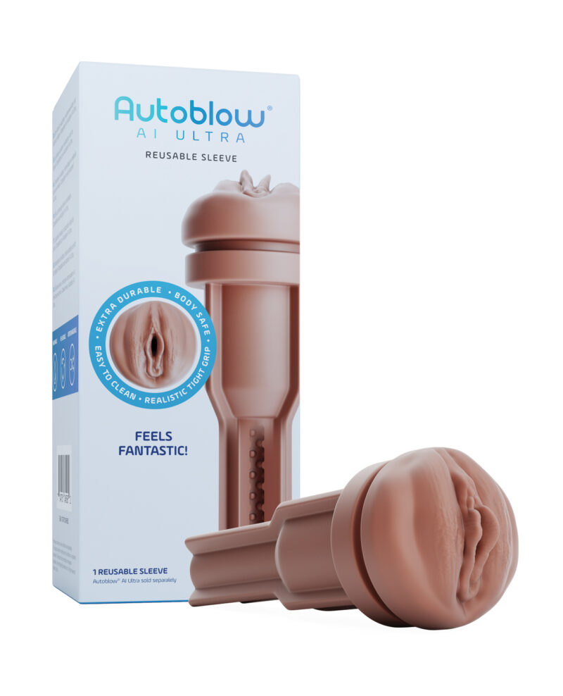 Autoblow AI Ultra Vagina Sleeve - Brown