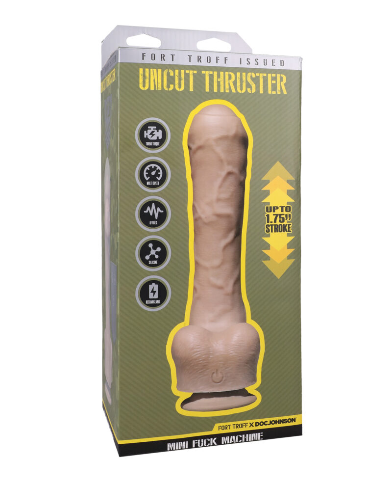 Fort Troff Piston Thruster Mini Fuck Machine w/Remote - Caramel