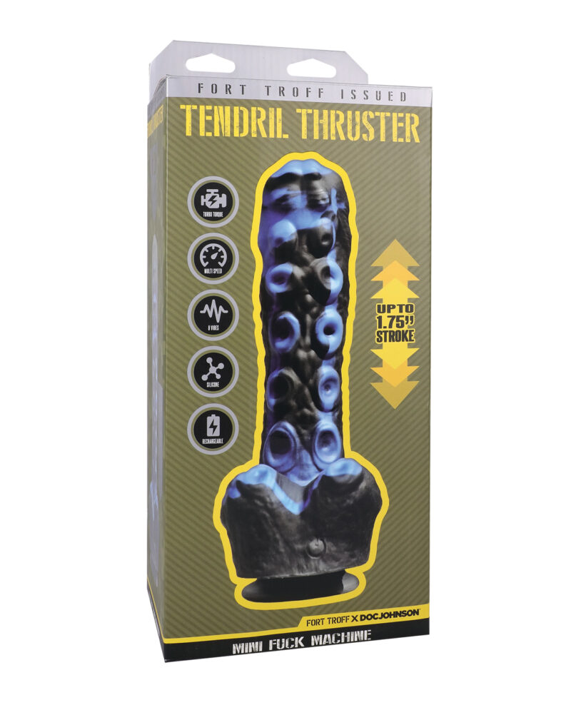 Fort Troff Tendril Thruster Mini Fuck Machine w/Remote - Blue