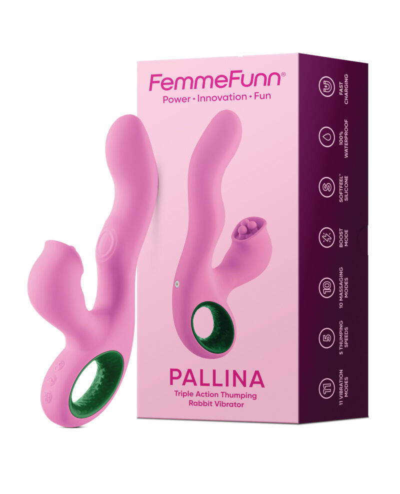 Femme Funn Pallina Triple Action Rabbit - Pink