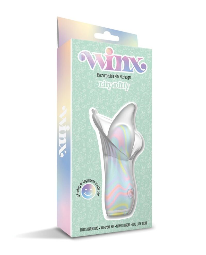 WINX Lily Dilly Squishy Silicone Vibrator - Multi-Color