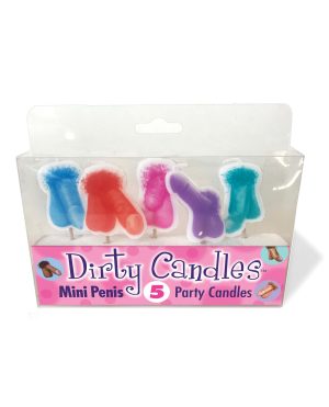 Mini-Penis Dirty Candle Set – Set of 5 by Candy Prints product image