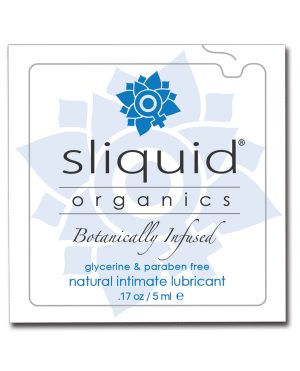 Sliquid Organics Natural Intimate Lubricant – .17 oz Pillow by Sliquid product image