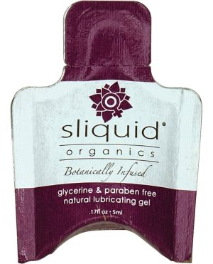 Sliquid Organics Natural Lubricating Gel – .17 oz Pillow by Sliquid product image