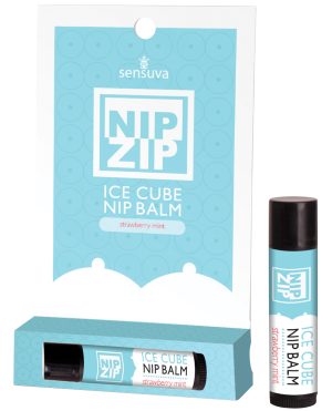 Sensuva Nip Zip Ice Cube Nip Balm – Strawberry Mint by Nip Zip product image