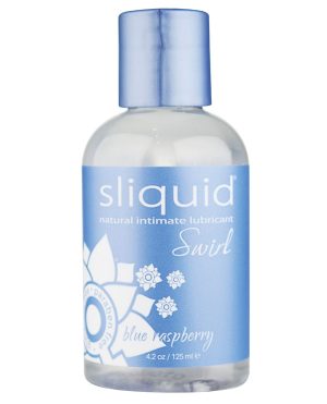 Sliquid Naturals Swirl Lubricant – 4.2 oz Blue Raspberry by Sliquid product image