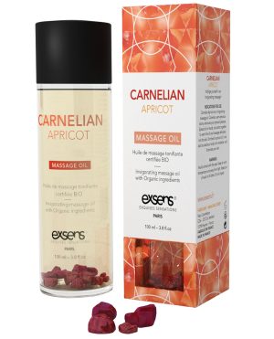 EXSENS of Paris Organic Massage Oil w/Stones – Carnelian Apricot by Exsens product image