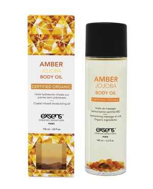 EXSENS of Paris Organic Body Oil w/Stones – Amber Jojoba 100 ml by Exsens product image
