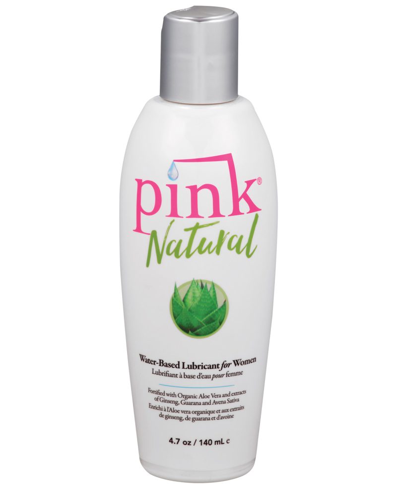 Pink Natural Water Based Lubricant for Women - 4.7 oz