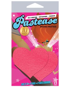 Pastease Basic Heart Black Light Reactive – Neon Pink O/S by Pastease product image