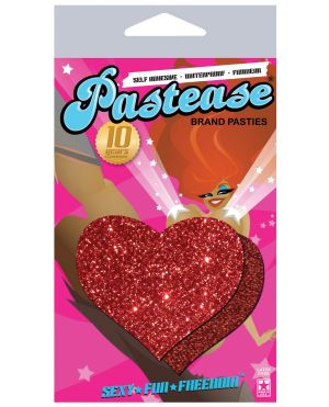 Pastease Glitter Heart – Red O/S by Pastease product image