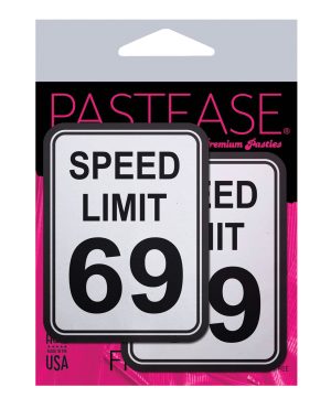 Pastease Premium Speed Limit 69 – White/Black O/S by Pastease product image