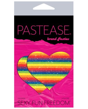 Pastease Premium Glitter Heart – Rainbow O/S by Pastease product image