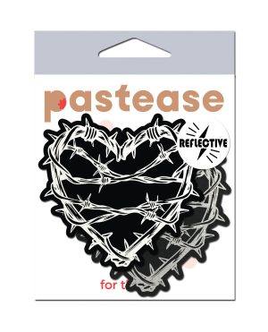 Pastease Premium Barbed Wire Heart Reflective – Black O/S by Pastease product image
