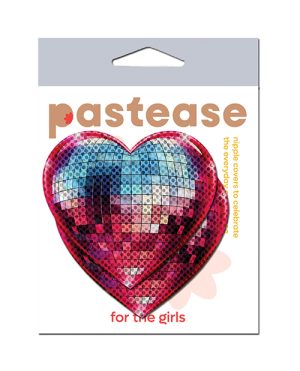 Pastease Sparkling Discoball Heart – Blue and Pink O/S by Pastease product image