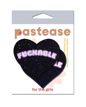 Pastease F*CKABLE Heart – Black/Pink O/S by Pastease product image