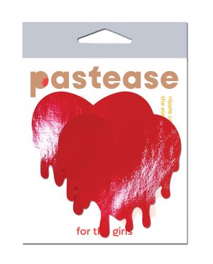 Pastease Faux Leather Melty Heart – Red O/S by Pastease product image