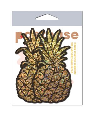 Pastease Premium Glitter Pineapple – Gold O/S by Pastease product image