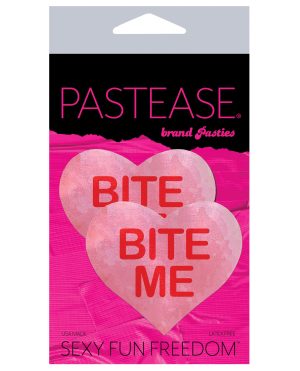 Pastease Bite Me Heart – Pink/Red O/S by Pastease product image