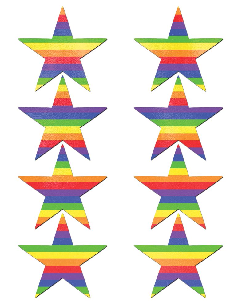 8370-807Ba Pastease Mini Rainbow Stars - Pack of 8 O/S