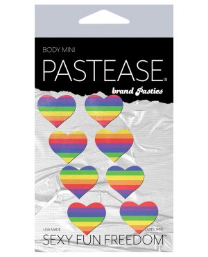 Pastease Mini Rainbow Heart – Pack of 8 O/S by Pastease product image