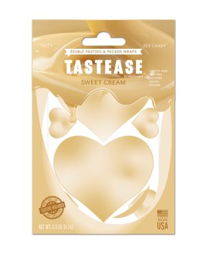 Pastease Tastease TEdible Pasties & Pecker Wraps – Sweet Cream O/S by Pastease product image