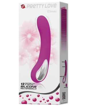 Pretty Love Alston 12 Function Vibrator w/Handle – Fuchsia by Pretty Love product image