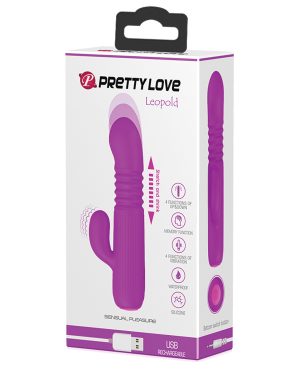 Pretty Love Leopold Mini Thruster Vibe – Fuchsia by Pretty Love product image
