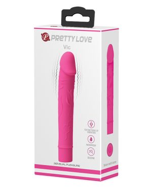 Pretty Love Vic G-Spot Vibrating Dildo – Magenta by Pretty Love product image