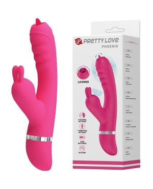 Pretty Love Phoenix Licking & Sucking Rabbit – Pink by Pretty Love product image
