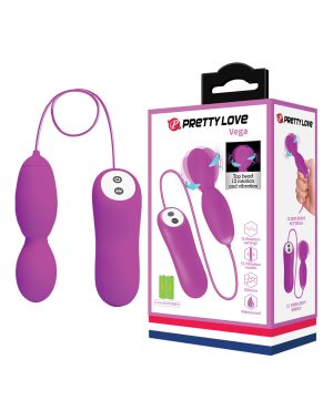 Pretty Love Vega Rotating Head Mini Wand – Fuchsia by Pretty Love product image