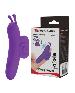 Pretty Love Snail Honey Finger Vibe – Purple by Pretty Love product image