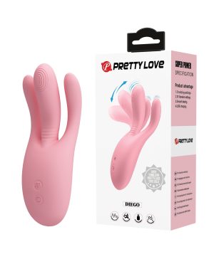 Pretty Love Diego Nodding Vibrator – Pink by Pretty And Pink product image