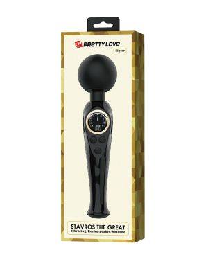 Pretty Love Skylar LED Digital Display Wand – Black by Pretty Love product image