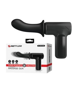 Pretty Love DJ Doctor Thrusting Gun Massager – Black by Pretty Love product image