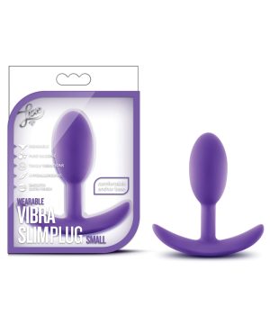 Blush Luxe Wearable Vibra Slim Plug Small – Purple by Luxe product image