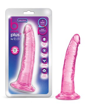 Blush B Yours Plus 7″ Lust n’ Thrust Dildo – Pink by B Yours Plus product image