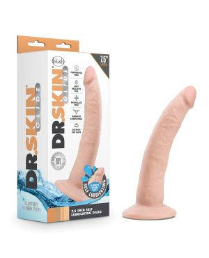 Blush Dr. Skin Glide 7.5″ Self Lubricating Dildo – Vanilla by Dr. Skin Glide product image