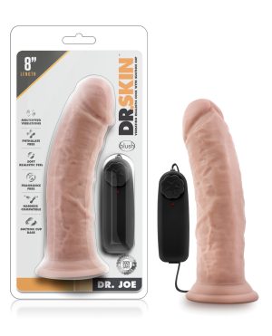 Blush Dr. Skin Dr. Joe 8″ Cock w/Suction Cup – Vanilla by Dr. Skin product image